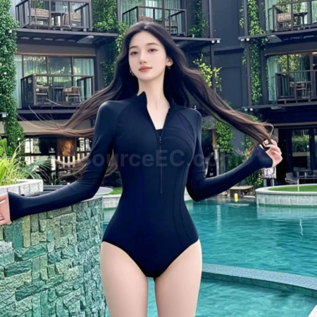 礼品订购女连体泳衣广告