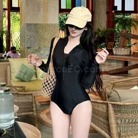 礼品订购女连体泳衣广告