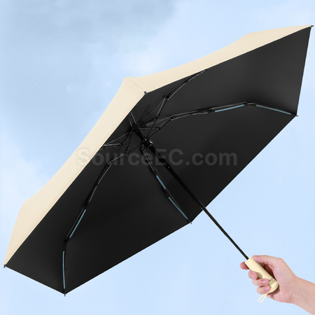 礼品订购双龙骨防风隐藏手柄雨伞广告