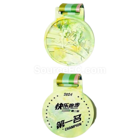 礼品订购马拉松环保奖牌广告