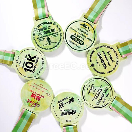 礼品订购马拉松环保奖牌广告