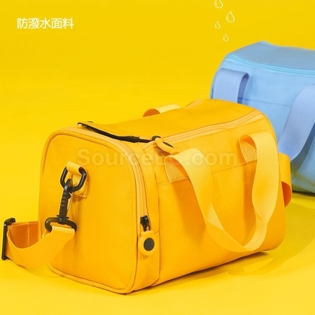 礼品订购轻便游泳单肩手提旅行包广告
