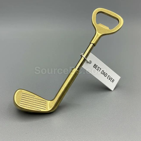 礼品订购高尔夫风格啤酒开瓶器广告