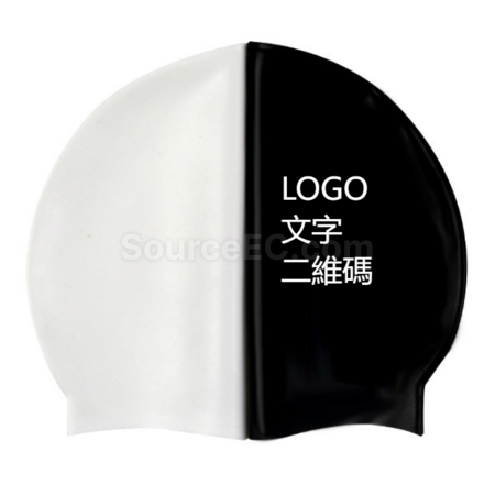 礼品订购硅胶游泳帽广告