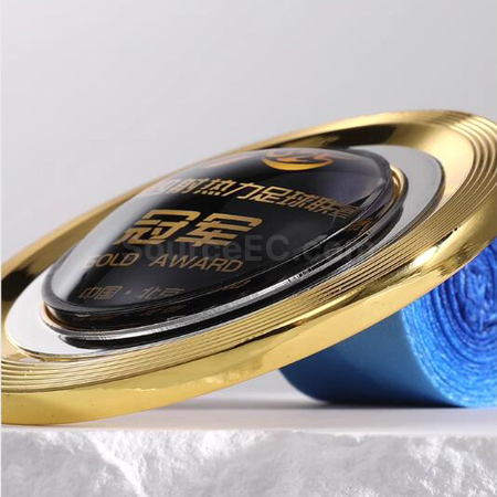 礼品订购羽毛球金属奖牌广告