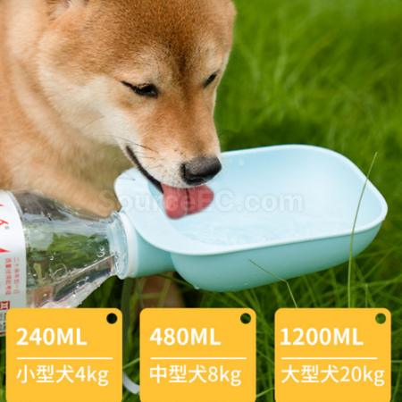 礼品订购宠物户外喂水器广告