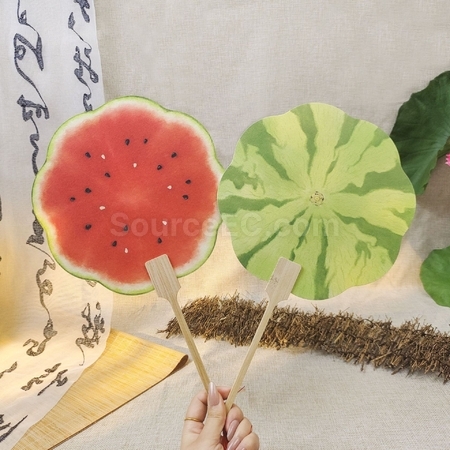 礼品订购夏季爆款热卖水果扇广告