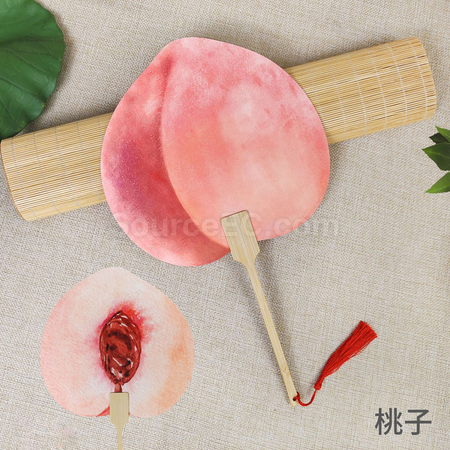 礼品订购夏季爆款热卖水果扇广告