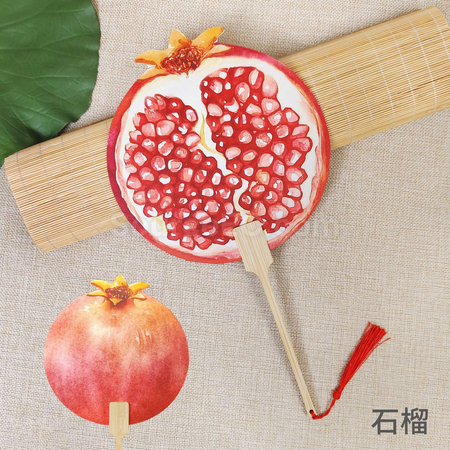 礼品订购夏季爆款热卖水果扇广告