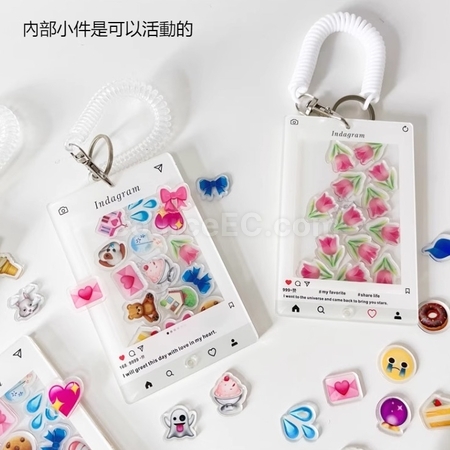 礼品订购客制化亚克力摇摇乐相框钥匙挂件广告
