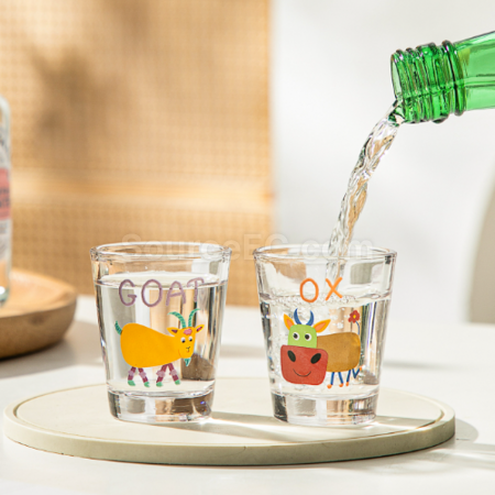 礼品订购十二生肖烧酒杯（可做礼盒）广告