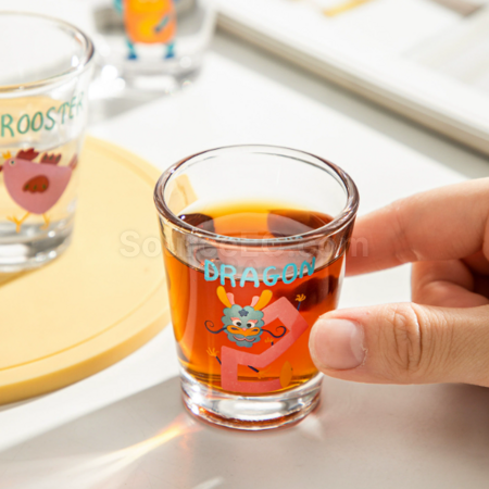 礼品订购十二生肖烧酒杯（可做礼盒）广告