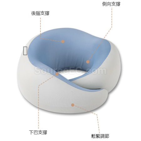 礼品订购U型冰丝记忆棉护脖枕广告