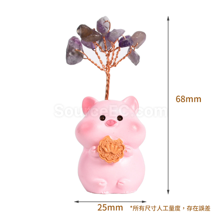 礼品订购十二生肖底座水晶树广告
