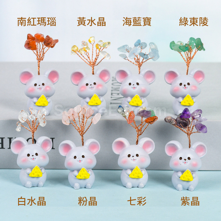 礼品订购十二生肖底座水晶树广告