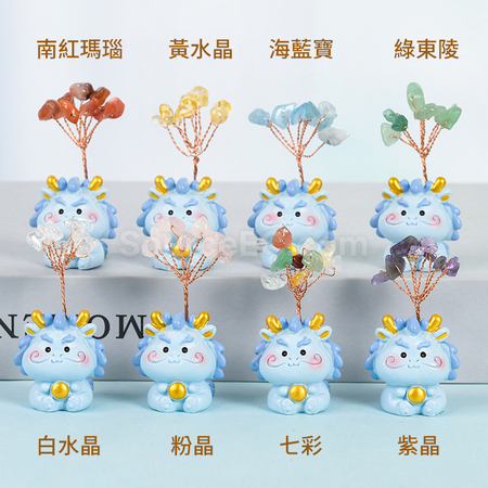 礼品订购十二生肖底座水晶树广告