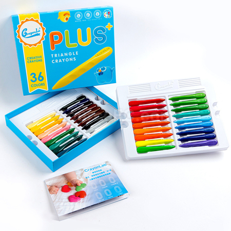 礼品订购12色蜡笔广告