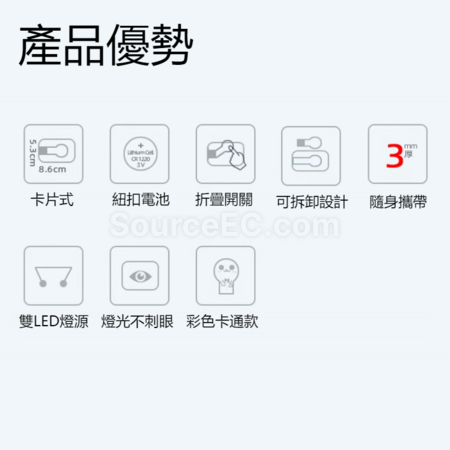 礼品订购折叠卡片led小夜灯广告