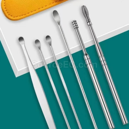 礼品订购便携六件套采耳工具广告