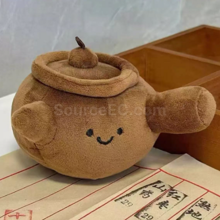 礼品订购煲治百病茶壶公仔钥匙扣广告
