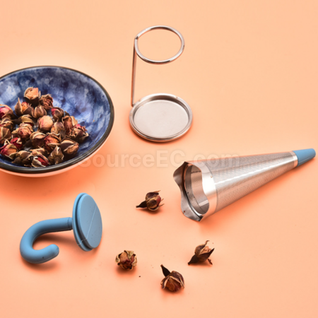 礼品订购雨伞茶漏硅胶不锈钢茶隔茶叶过滤器广告