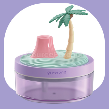 礼品订购植物盆景观加湿器栽补水仪喷雾器广告