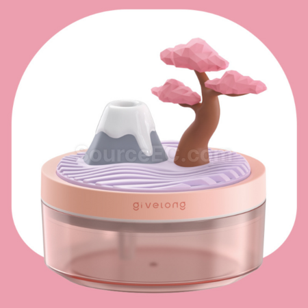 礼品订购植物盆景观加湿器栽补水仪喷雾器广告