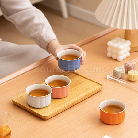 礼品订购月饼造型茶杯组广告