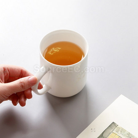 礼品订购透光陶瓷杯广告