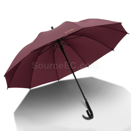 礼品订购弯手柄天堂雨伞直伞广告