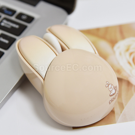礼品订购兔子鼠标办公鼠标轻音迷你无线鼠标广告
