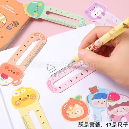 礼品订购卡通书签尺广告