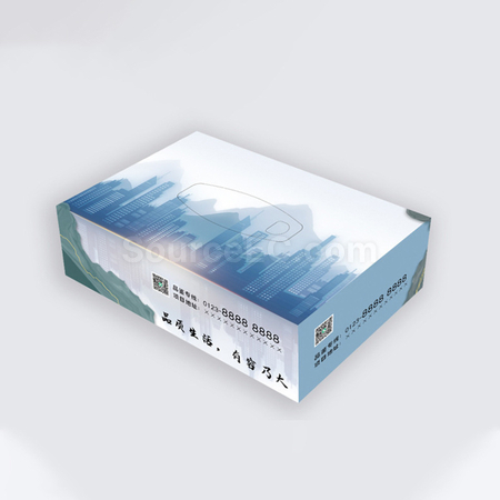 礼品订购纸盒装一次性棉柔洗脸巾广告
