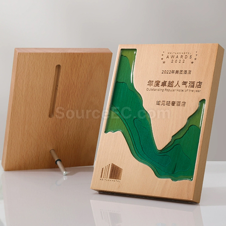 礼品订购木奖牌广告