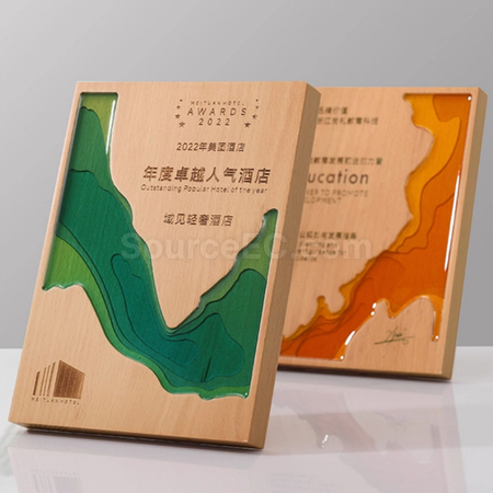 礼品订购木奖牌广告
