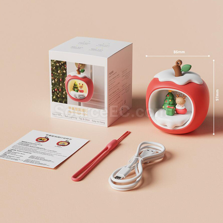 礼品订购苹果屋小夜灯广告