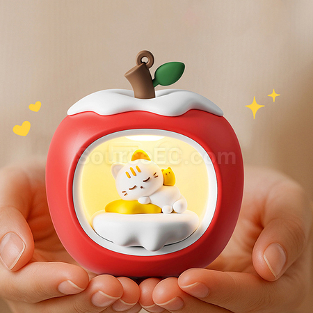 礼品订购苹果屋小夜灯广告