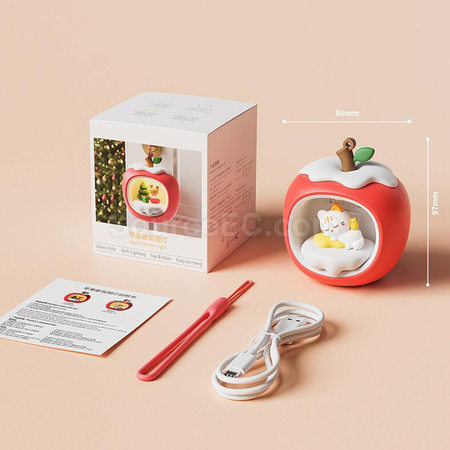 礼品订购苹果屋小夜灯广告