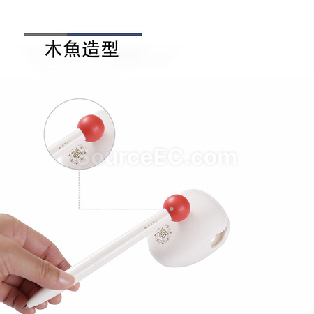 礼品订购解压木鱼笔广告