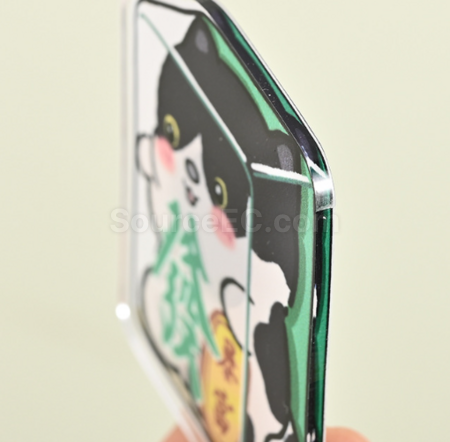 礼品订购发财麻将亚克力冰箱贴广告