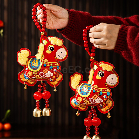 马年小马挂饰