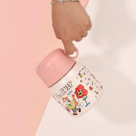 礼品订购不锈钢食物焖烧壶广告