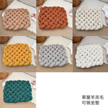 礼品订购编织椅垫坐垫沙发靠背靠枕广告