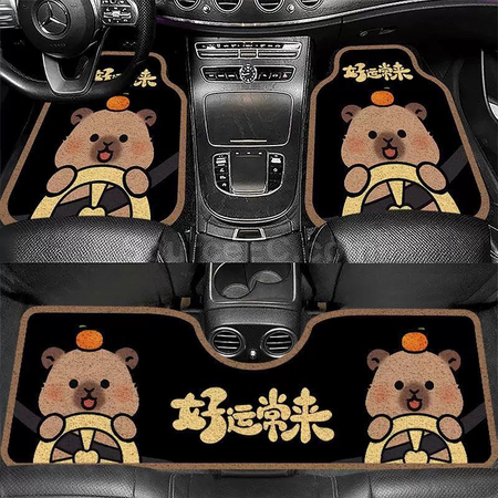 礼品订购一体式汽车脚垫广告