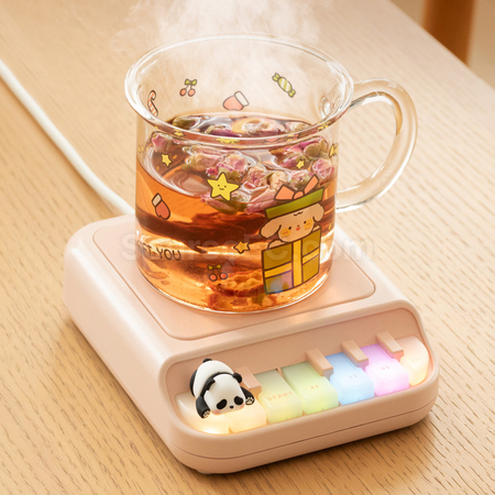 礼品订购加热恒温保温暖杯垫广告