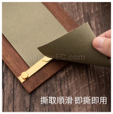 礼品订购复古便签夹板广告