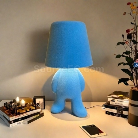 礼品订购植绒思考者小夜灯广告