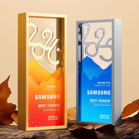 礼品订购2026水晶奖座广告