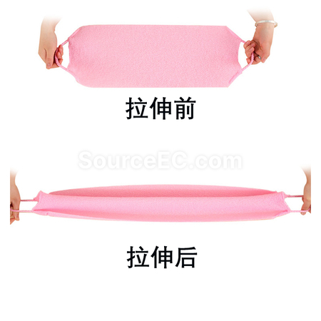 礼品订购弹性双面搓澡毛巾广告
