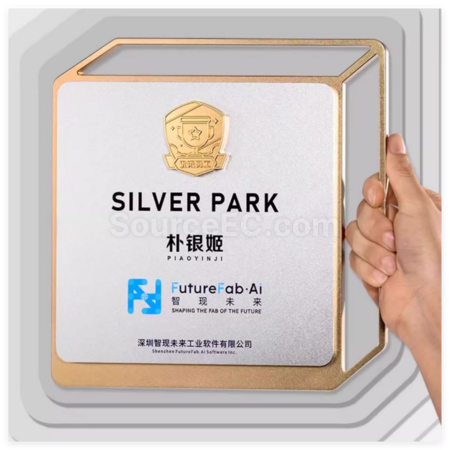 礼品订购磨砂金属奖牌广告